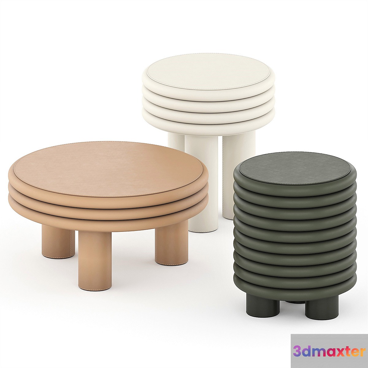 COFFEE TABLE SCALA LOW LARGE 3D Max