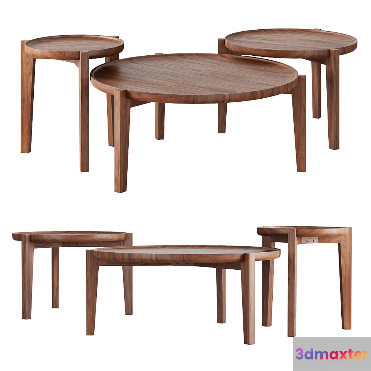 Rejuvenation Wade Nesting Coffee Tables