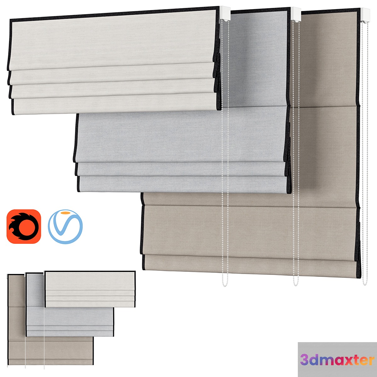 Roman Curtains 134 | Backhausen | Rebbio