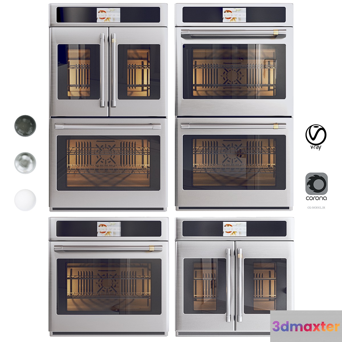 Cafe 'oven collection 3D Max