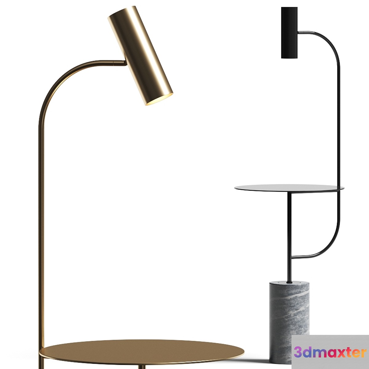 Roche Bobois Pasteur Floor Lamp 3D Max