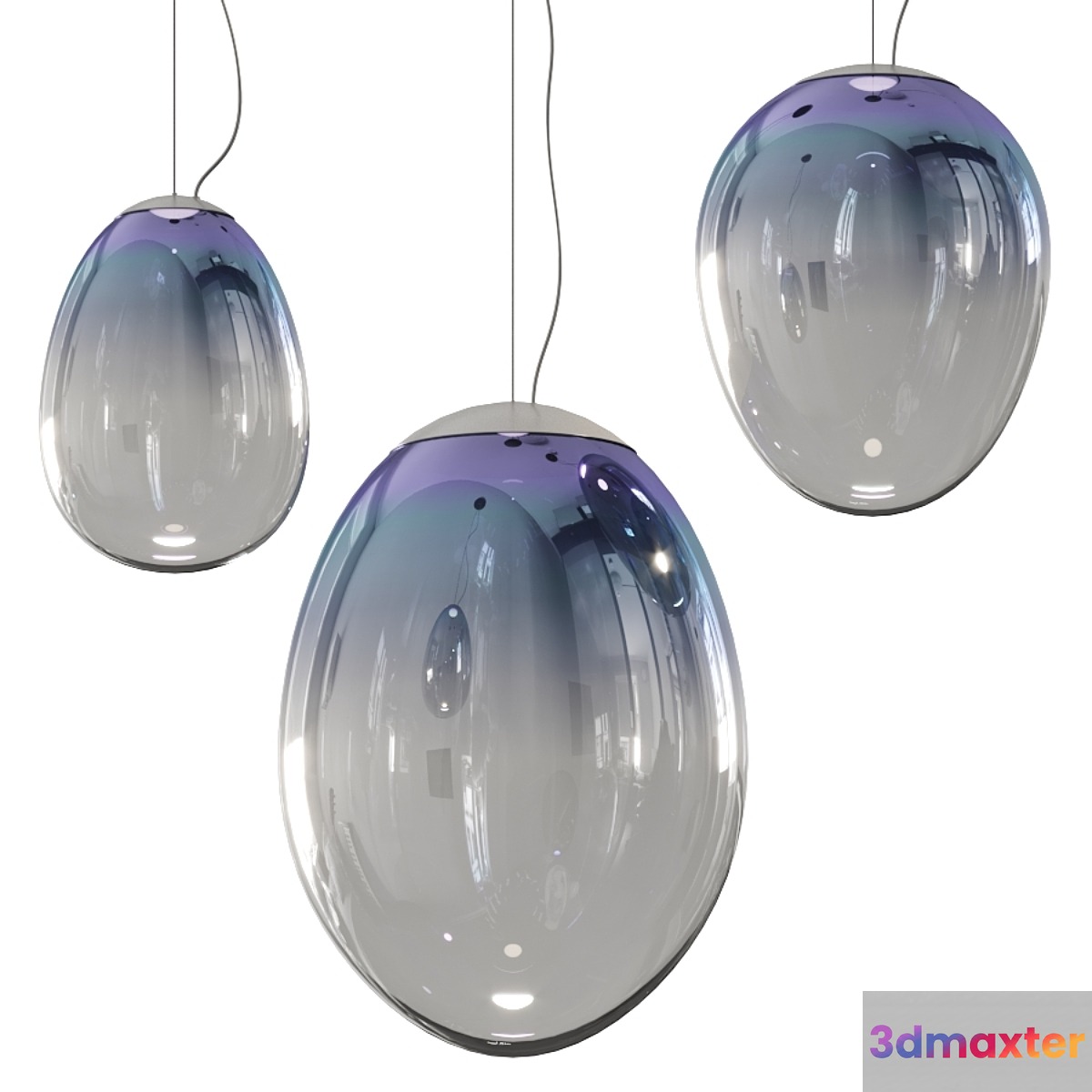 Artemide Stellar Nebula Pendant Lamps 3D Max