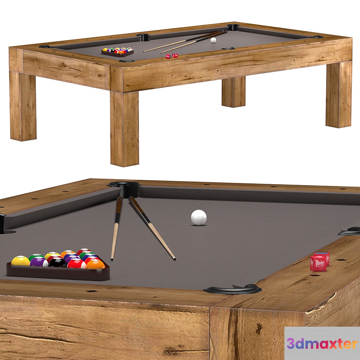 BRUNSWICK PARSONS BILLIARDS TABLE 3D Max
