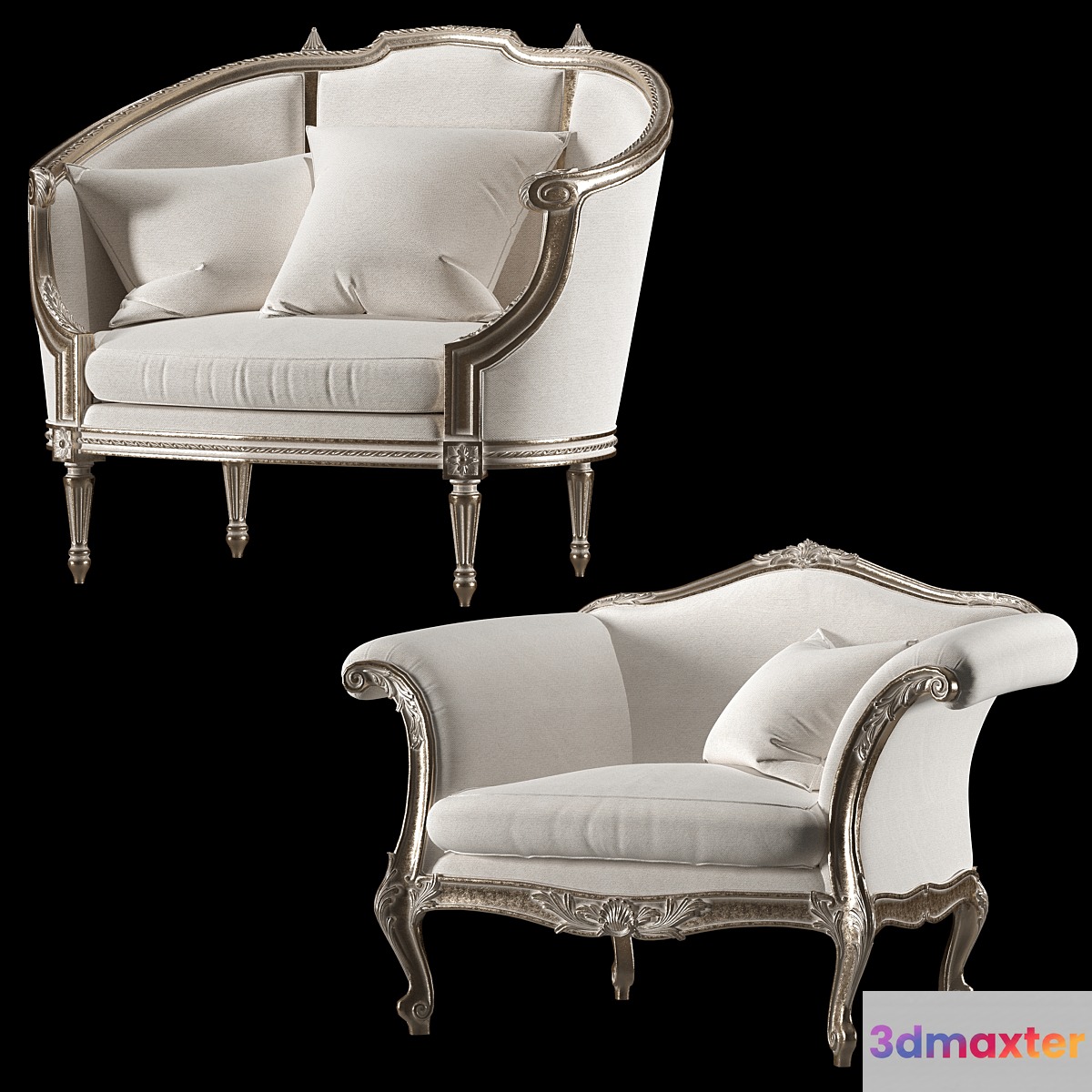 roberto giovannini and eloquence armchair 3D Max