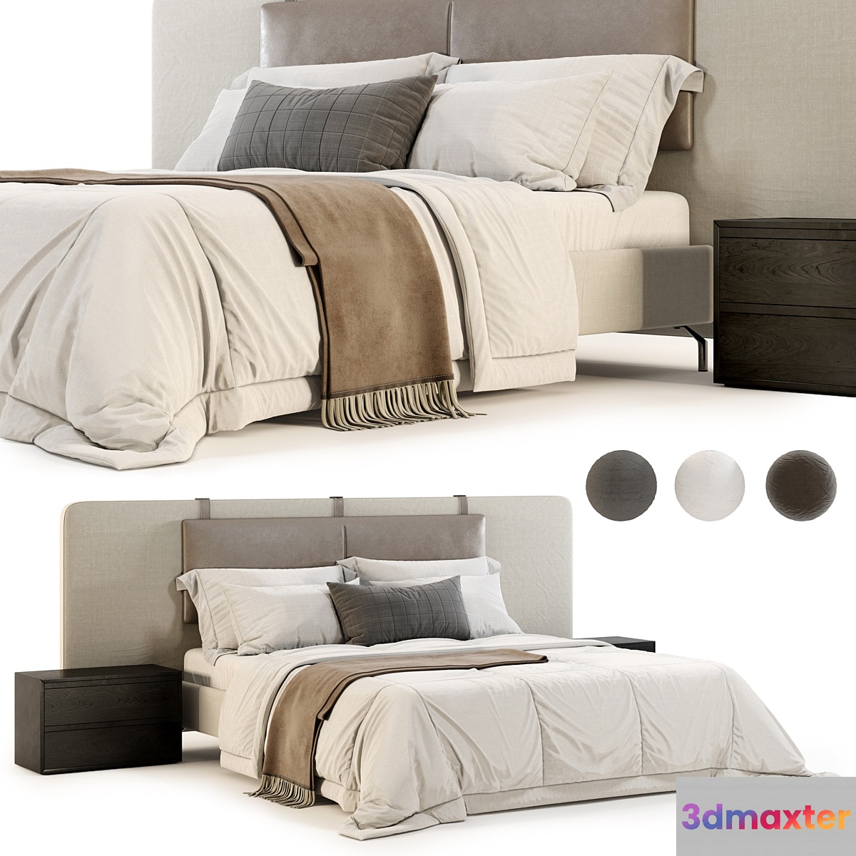 SERRABed thesofaandchair Company 3D Max