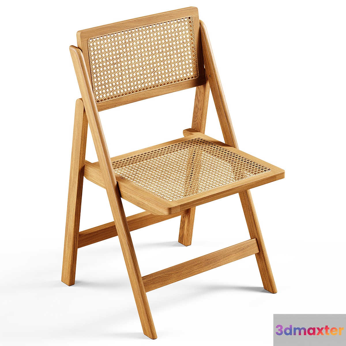 Zara Home - The rattan and wood folding chair 3D Max