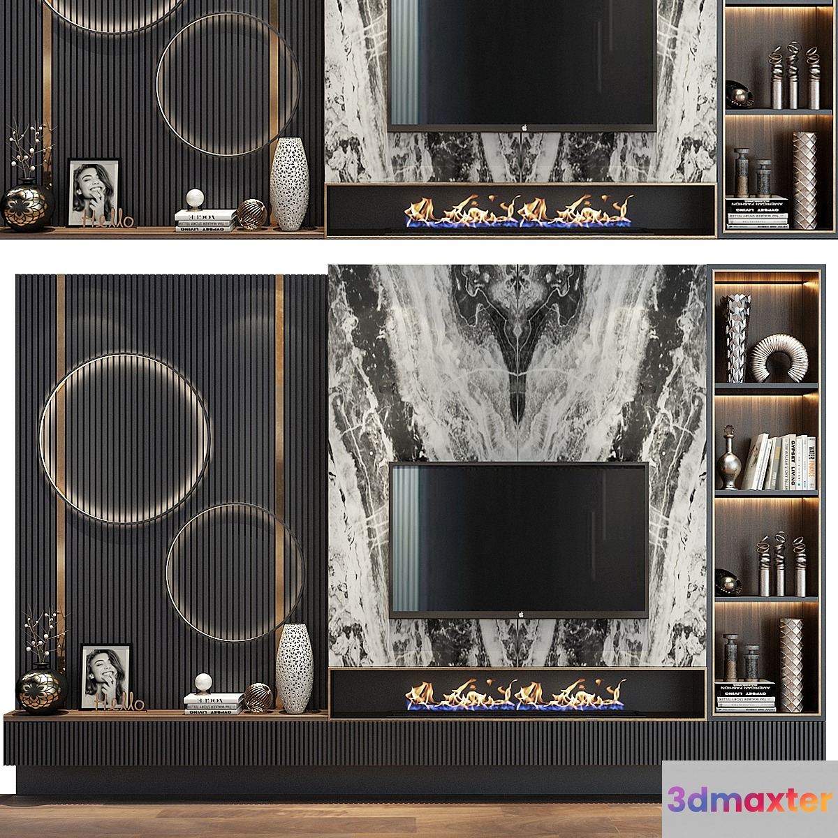TV shelf 0475