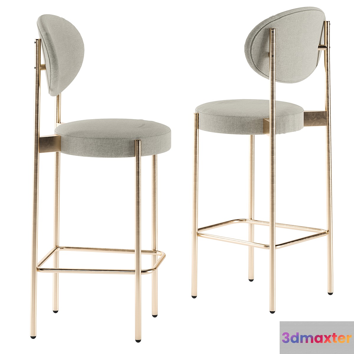 430 Barstool in Beige by Verner Panton (Cosmo ArbolCorner Design Wonder)