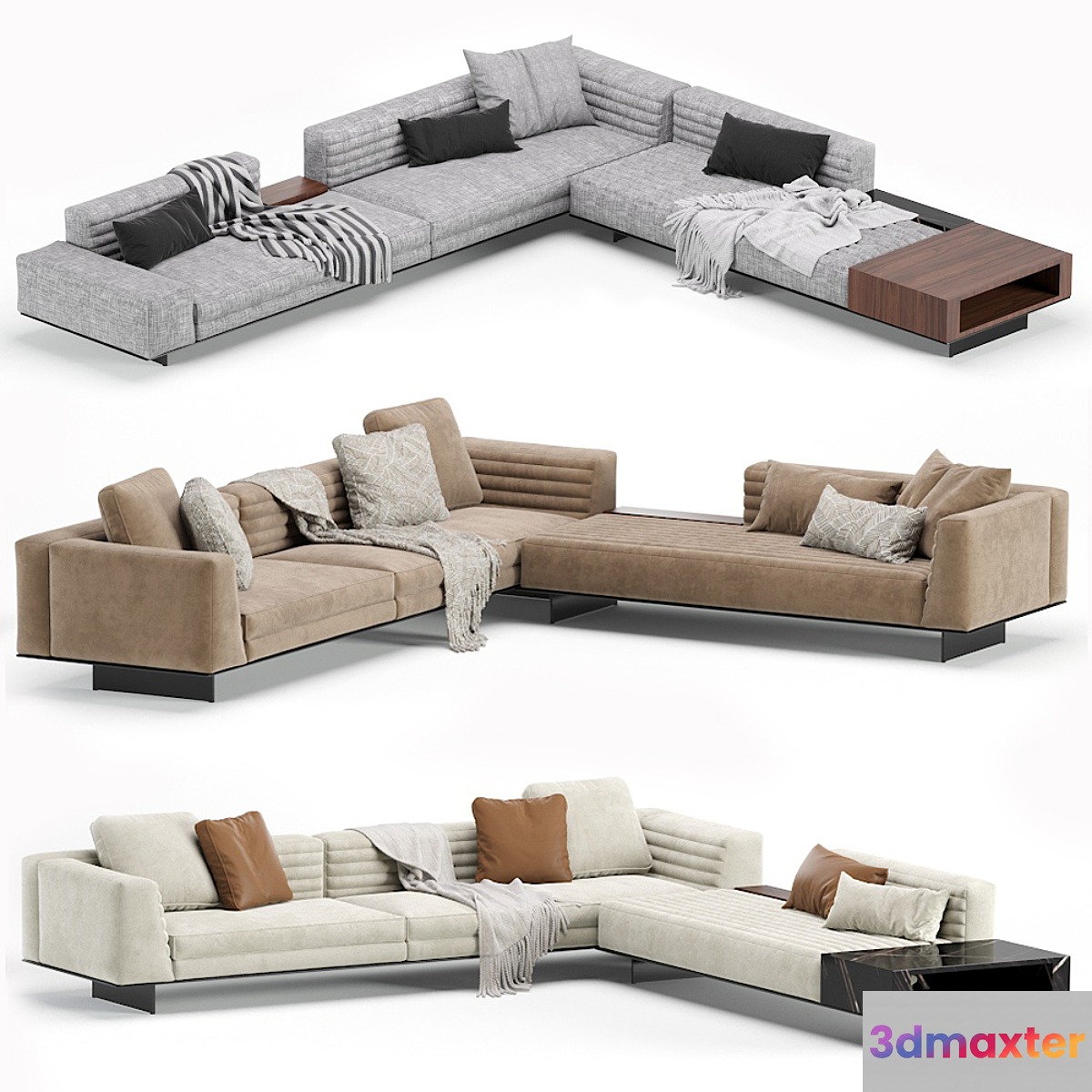 Minotti roger modular sofa - No.6