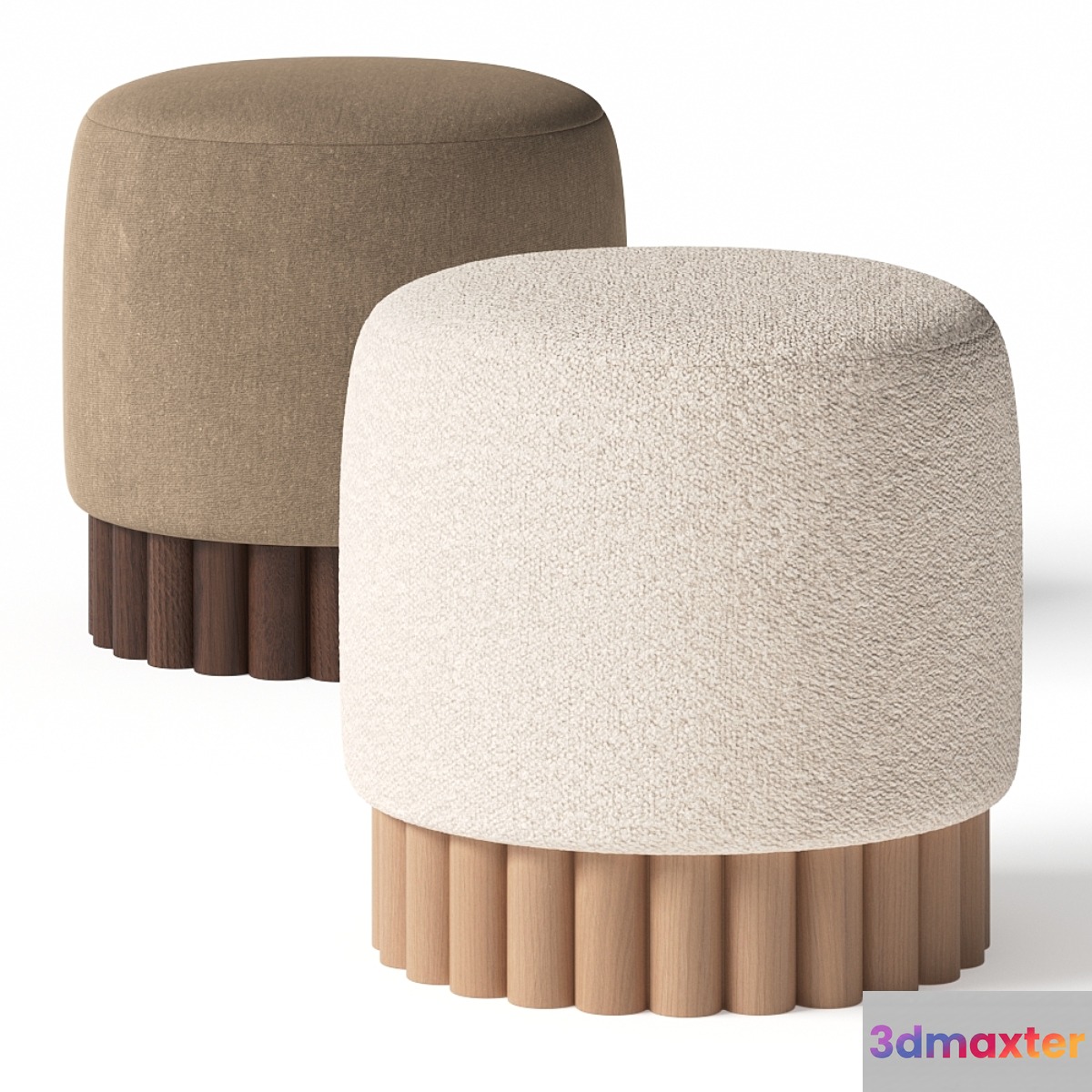 Peca Caterina Moretti Loto Pouf 3D Max
