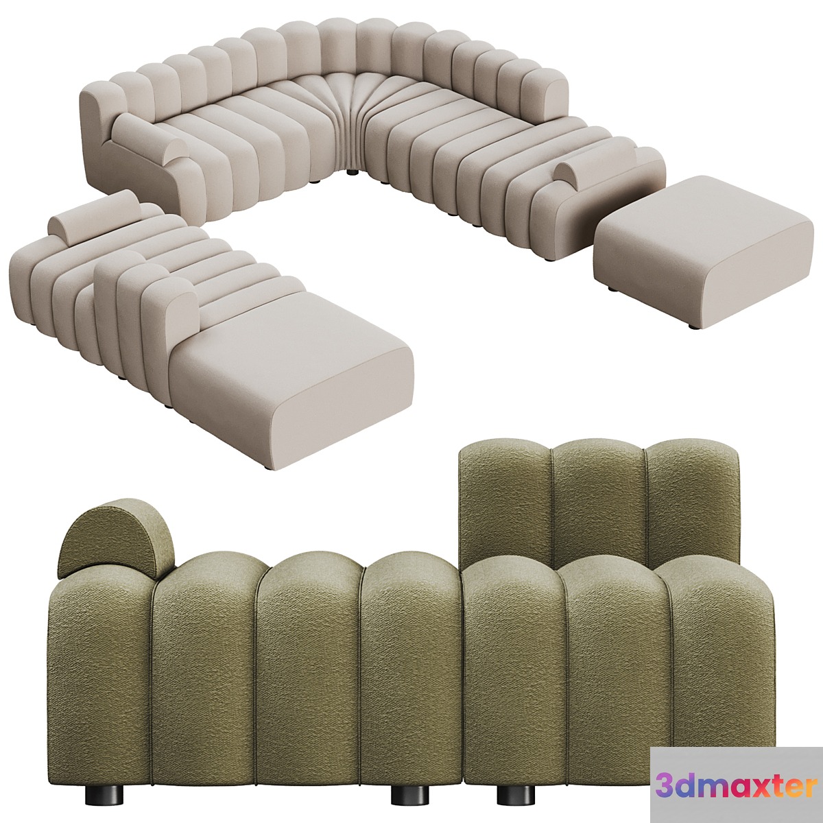 Modular sofa STUDIO by NORR11 - No.6