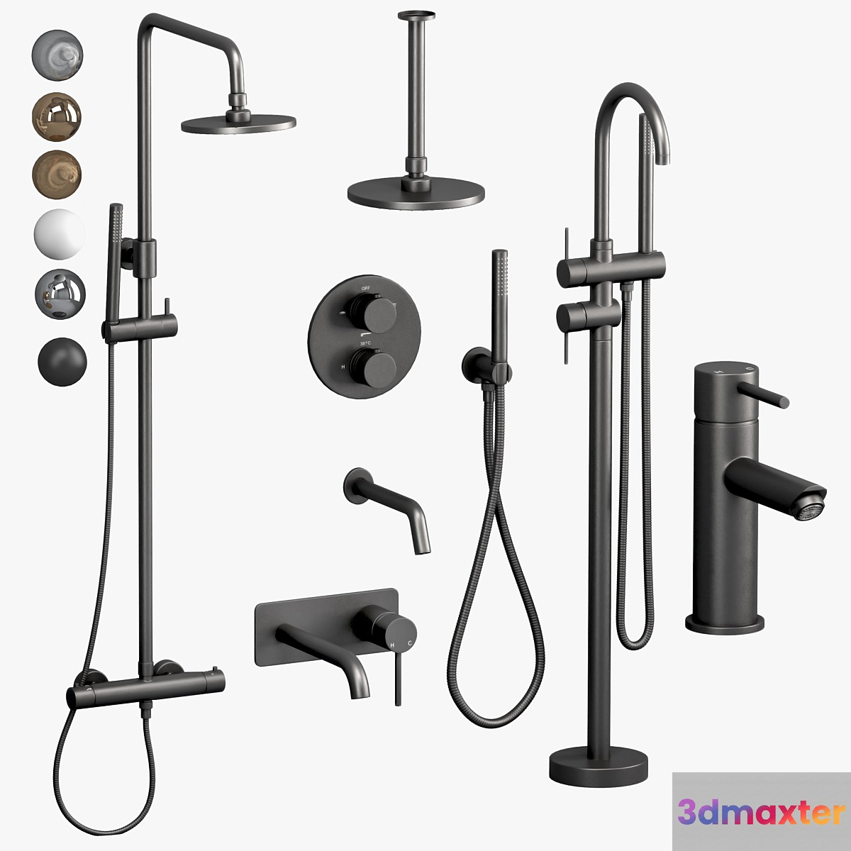 Faucets and shower sets Lusso set 2