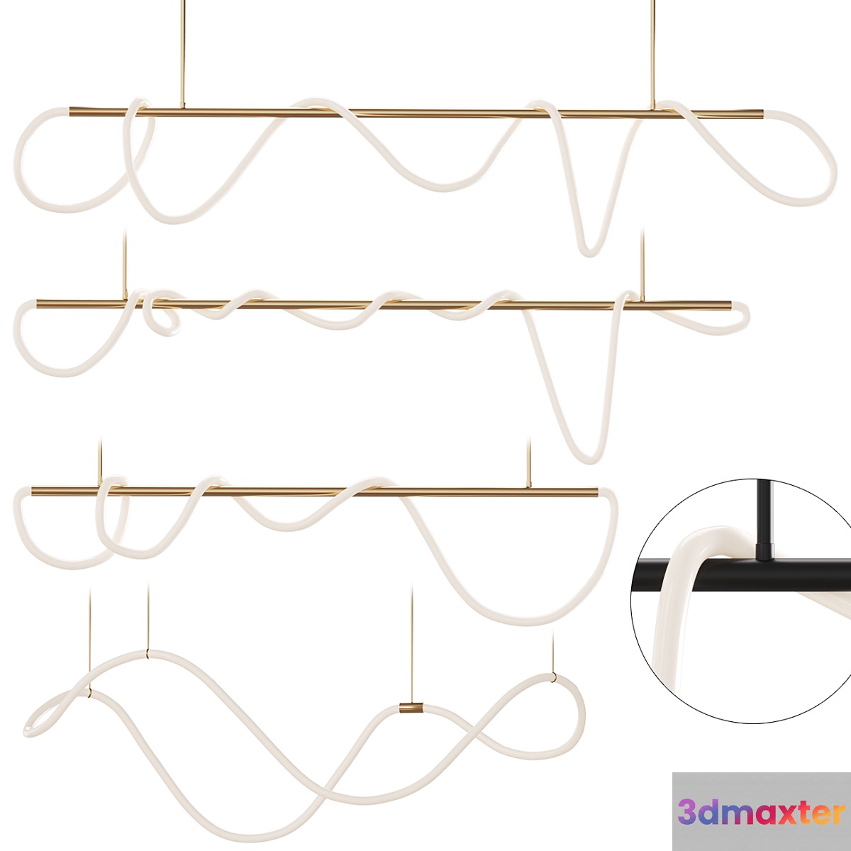 Aliexpress | Pendant lights collection 202 3D Max
