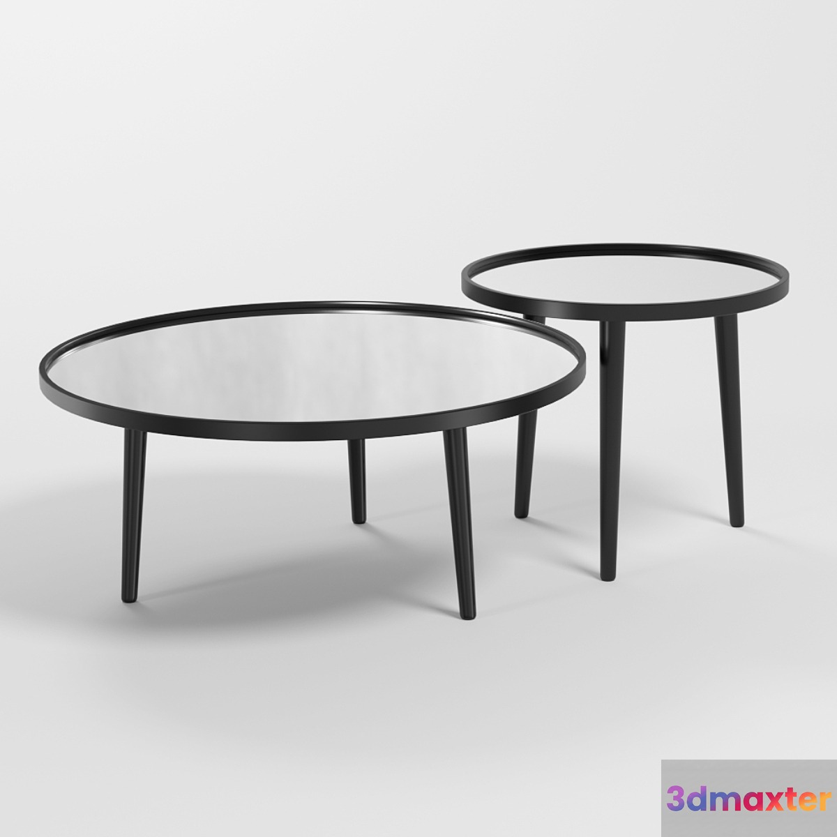 Focus coffee table set of two 3D Max