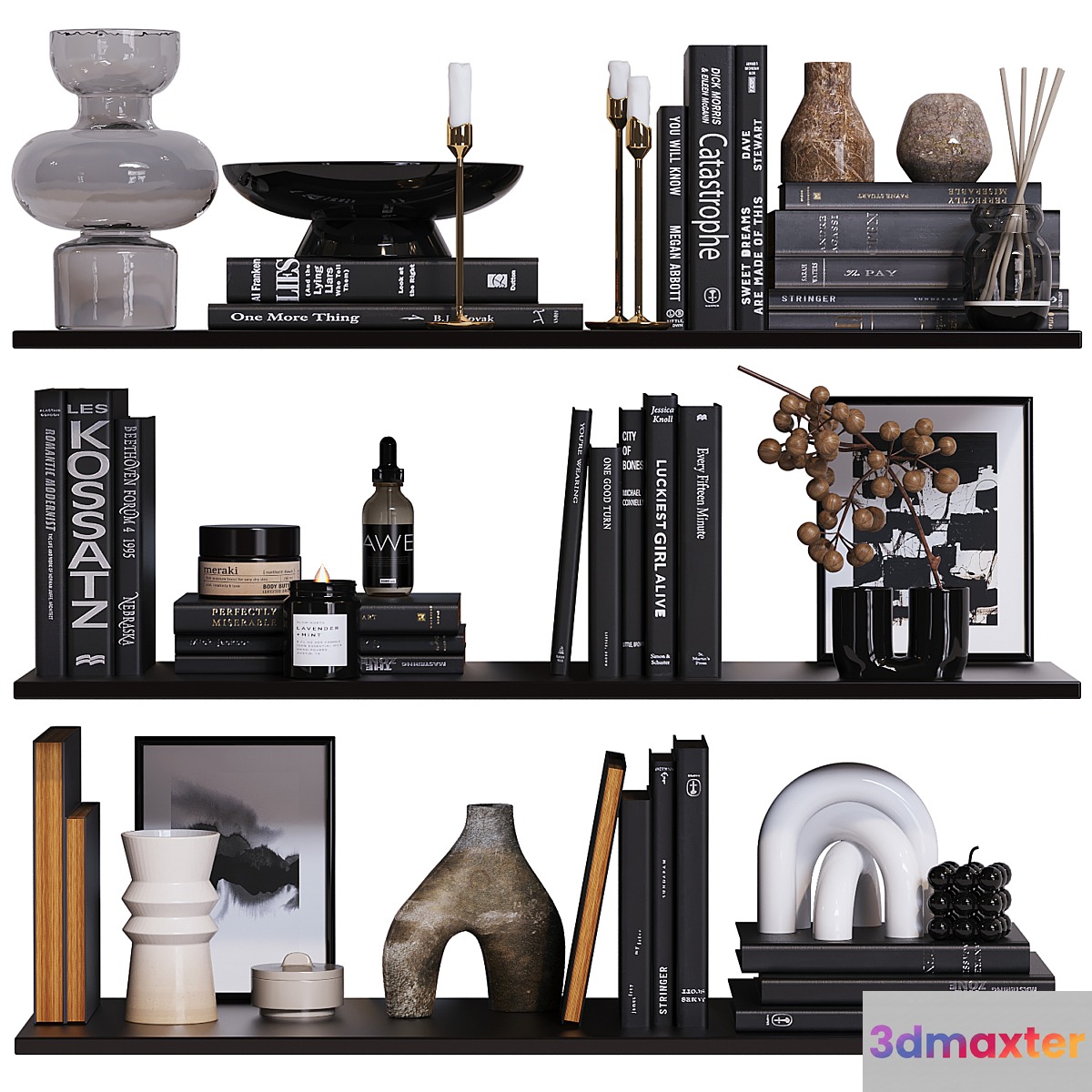 Shelves with decor - No.13