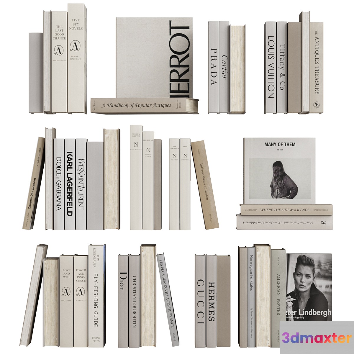Book decor set 3