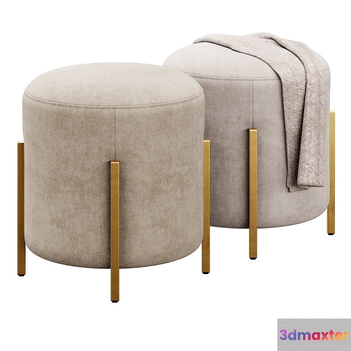 Love Joy Pouf by Miranda Kerr Home 3D Max