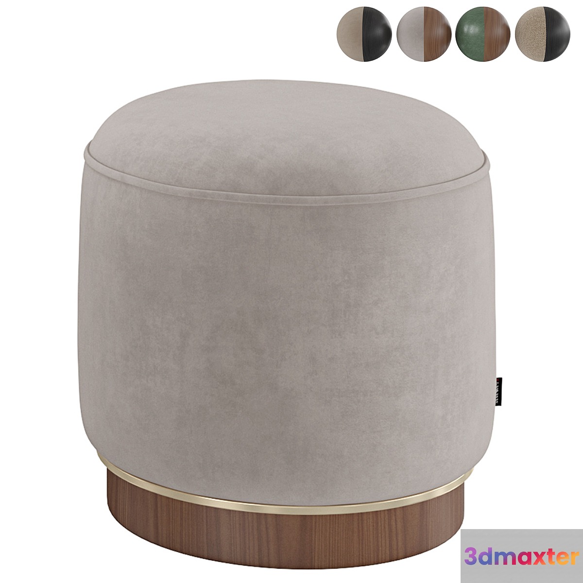 Pouf Eddy 3D Max