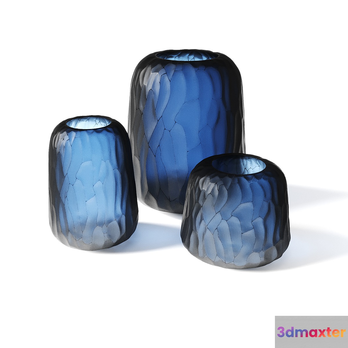 Guaxs Smoke blue set 3D Max