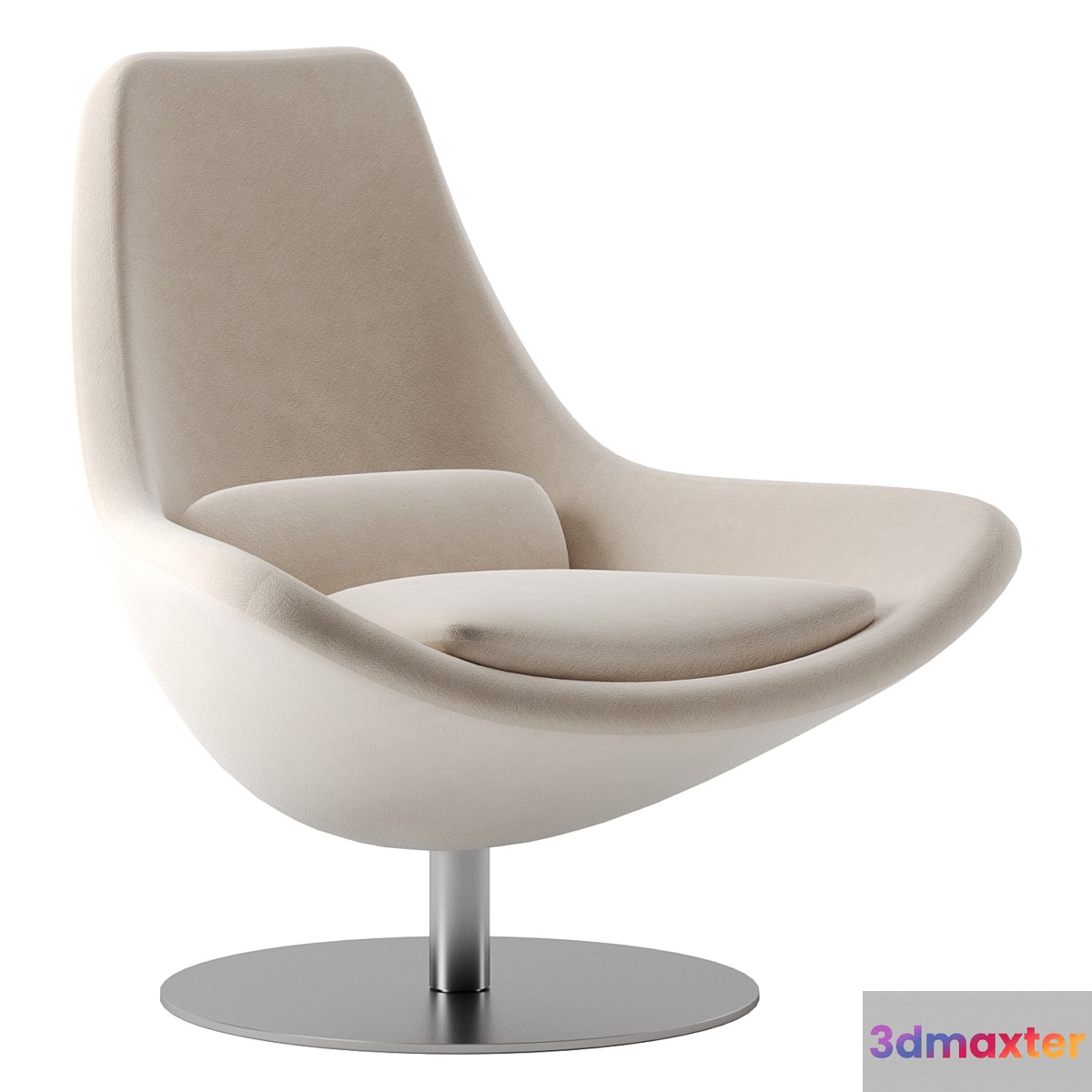 Metropolitan chair by B&B Italia 3D Max