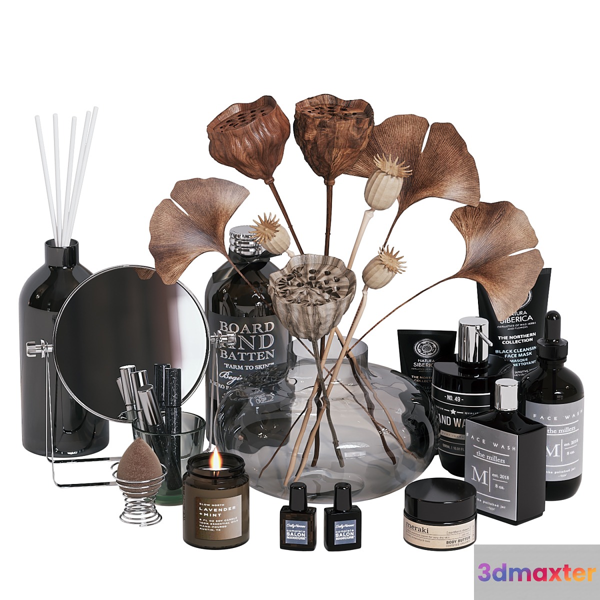Decorative set with cosmetics - No.3