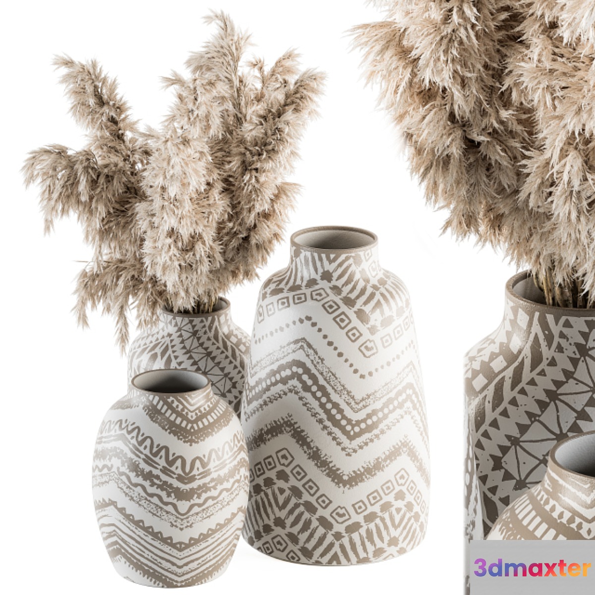Vase and Plant Decorative Set - Set 84
