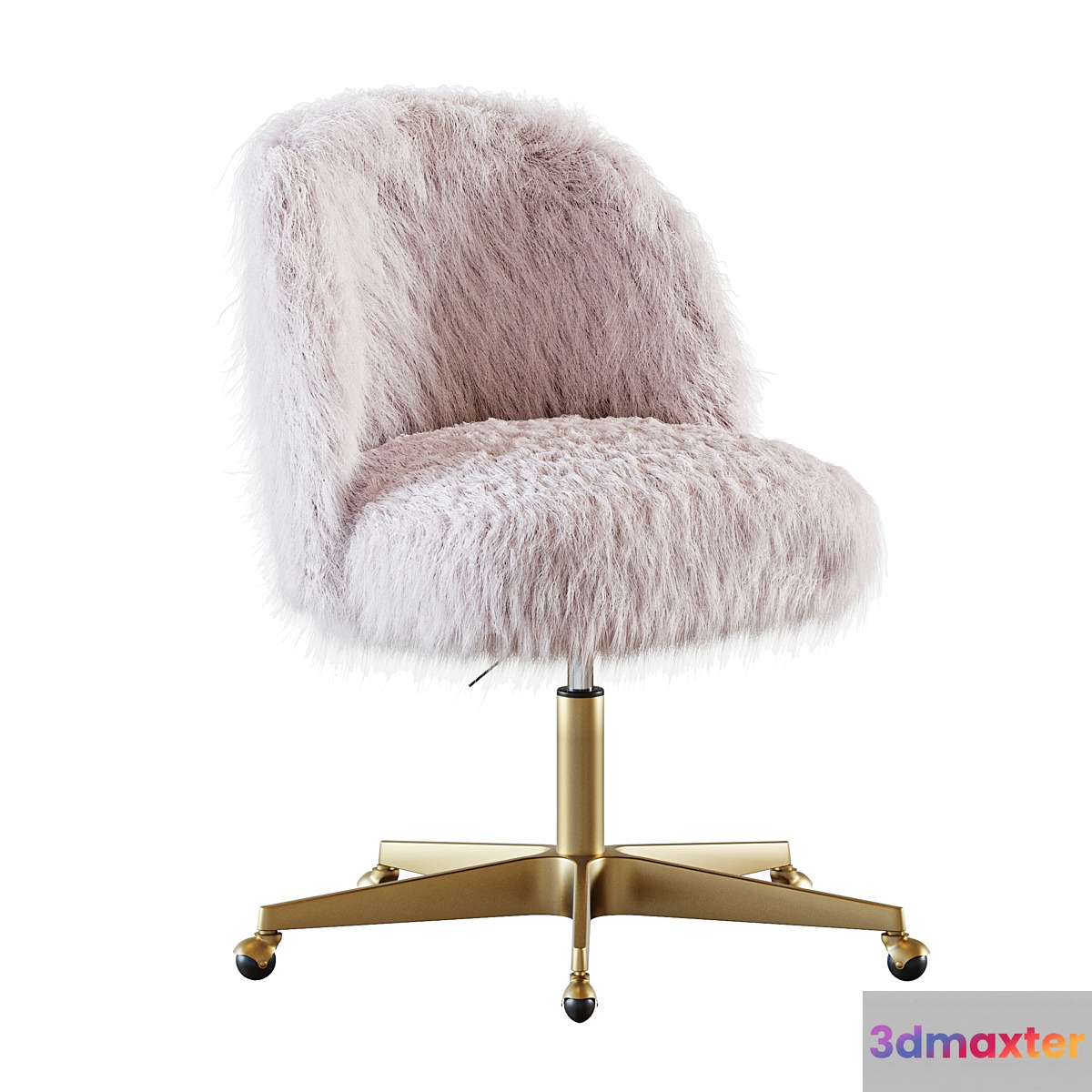 RH ALESSA KASHMIR FAUX FUR DESK CHAIR - No.2