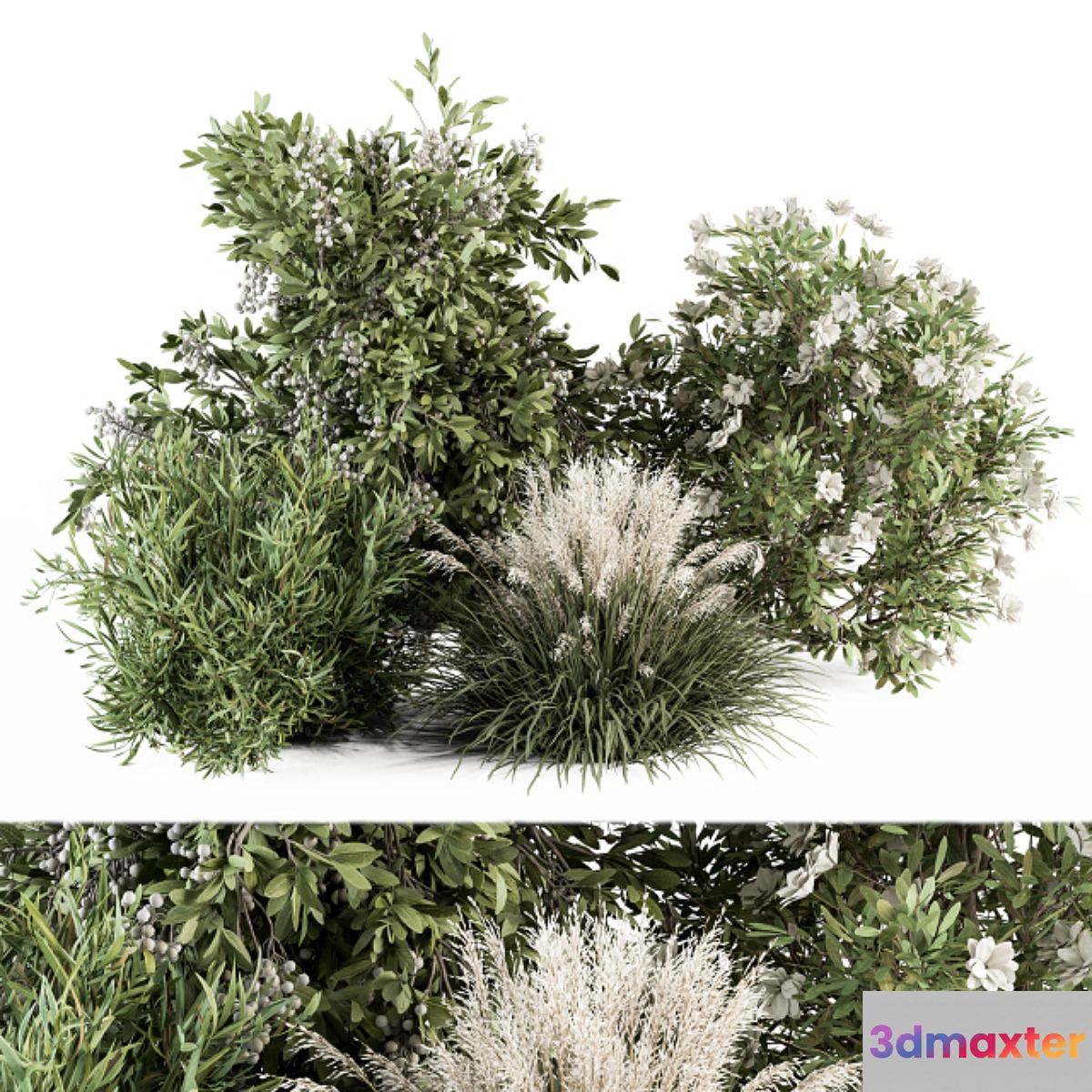Mixed Plant Bush - Bush Set 49
