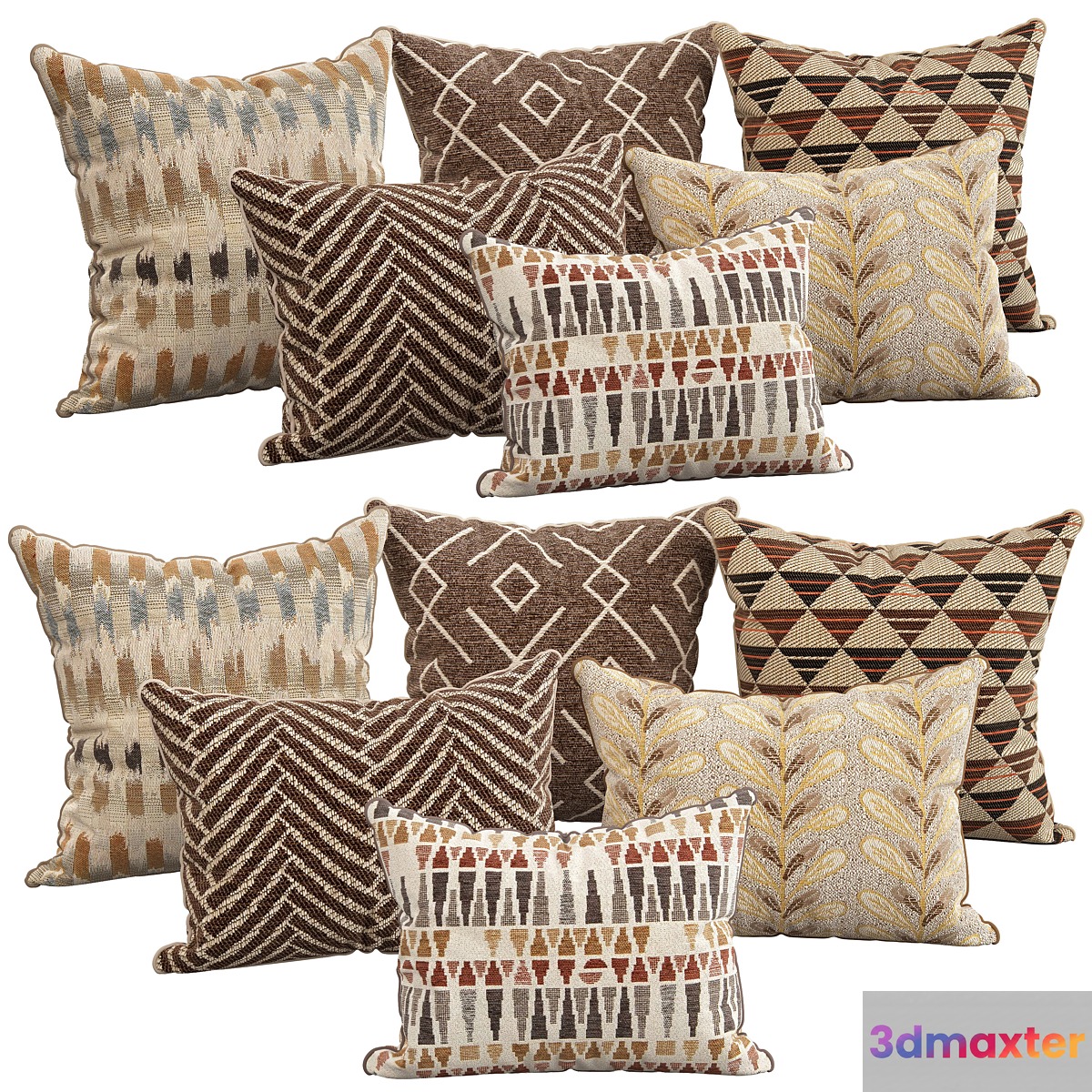 Decorative pillows 106 3D Max