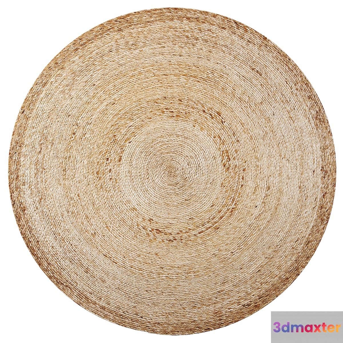 Round jute rug 200