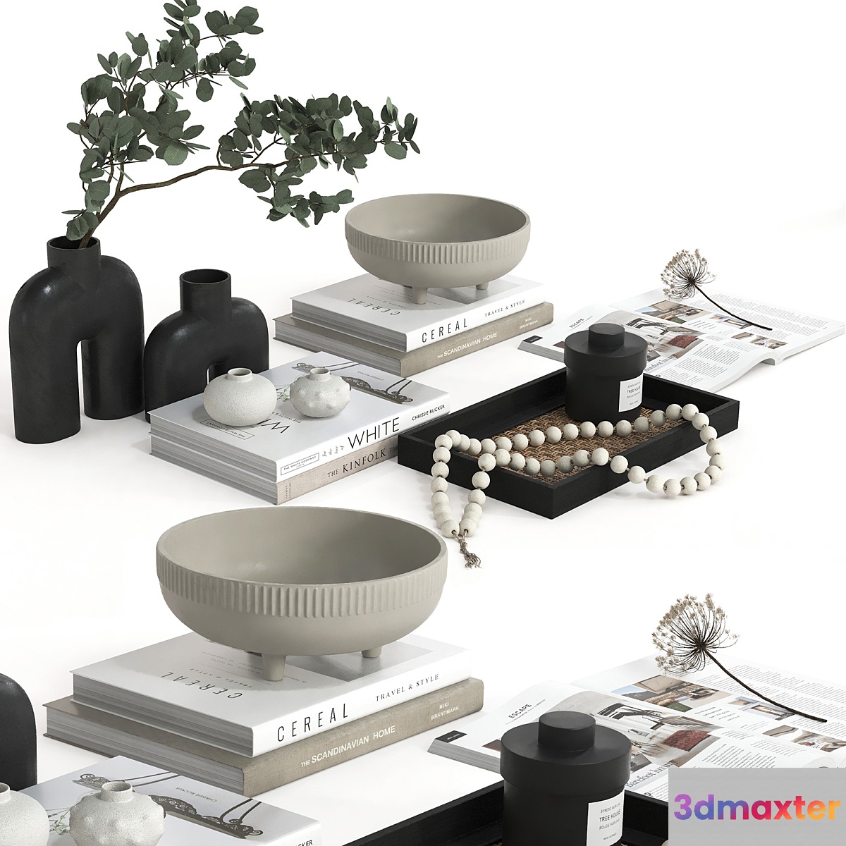 Decorative set 26 - coffee table decor set