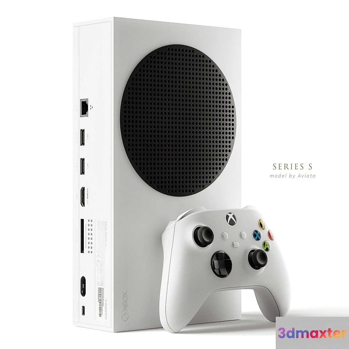 Xbox series s 3D Max