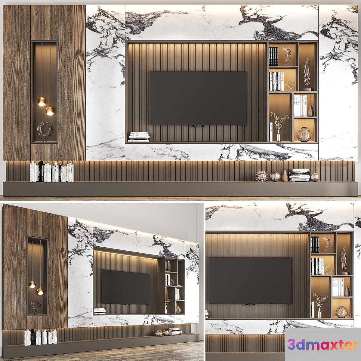 Tv Wall Set 01