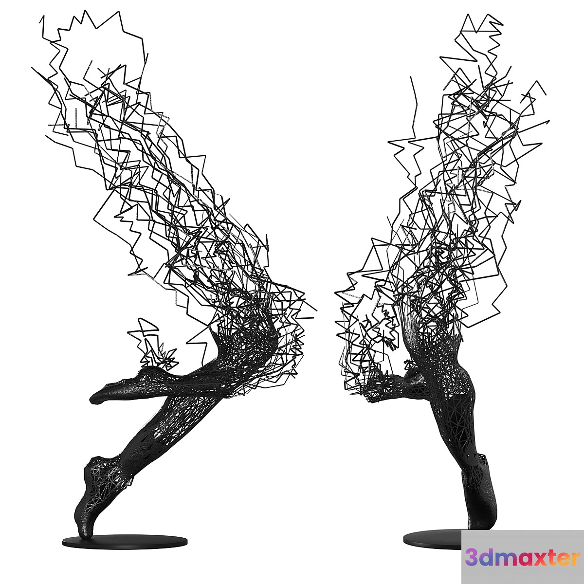 Contemporary sculpture by Tomohiro Inaba 3D Max