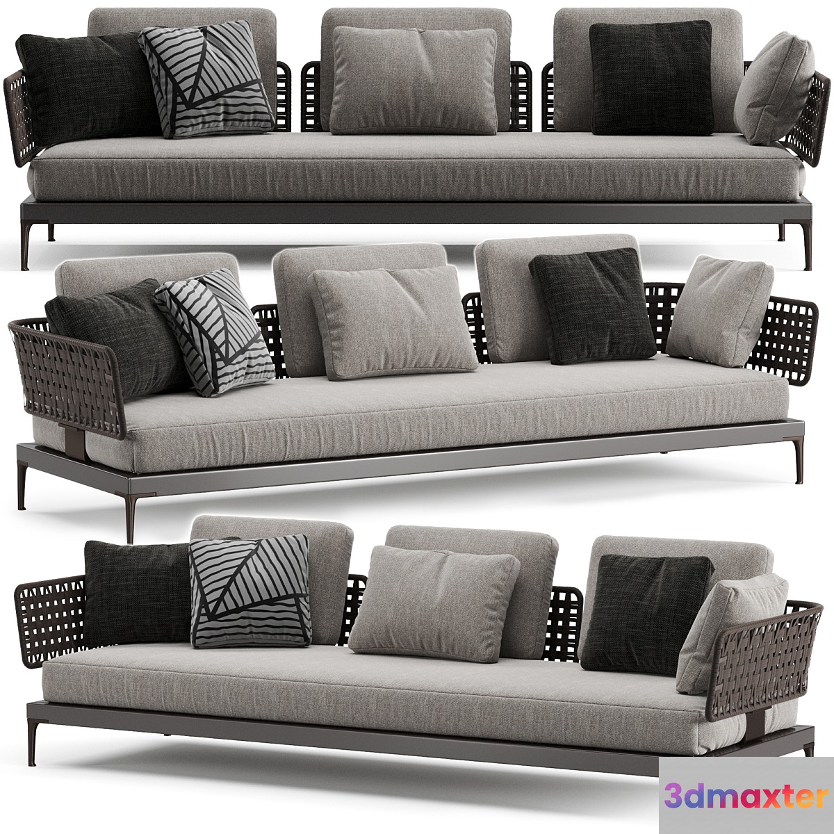 Minotti Patio Sofa 3D Max