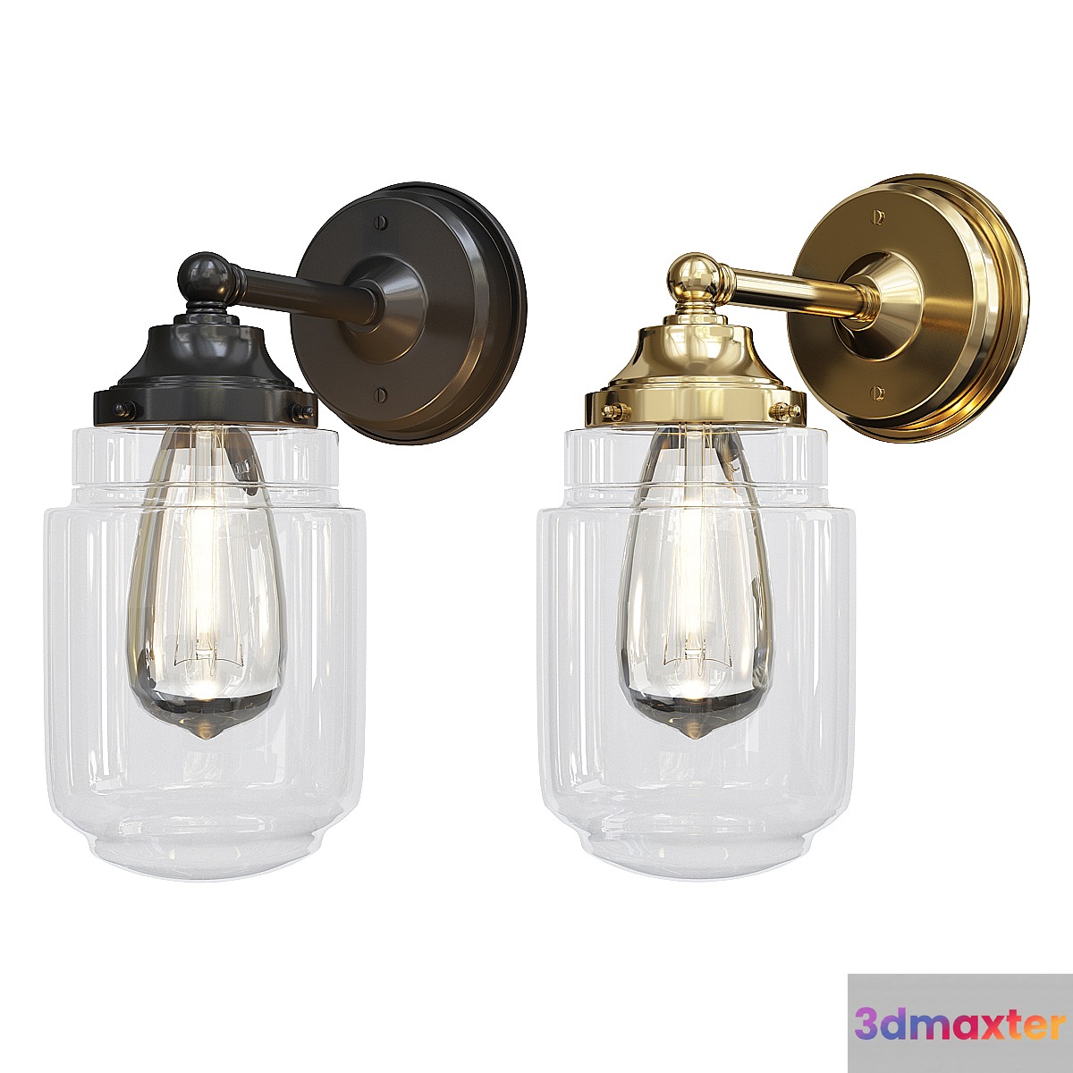 Reed outdoor sconce jar shade
