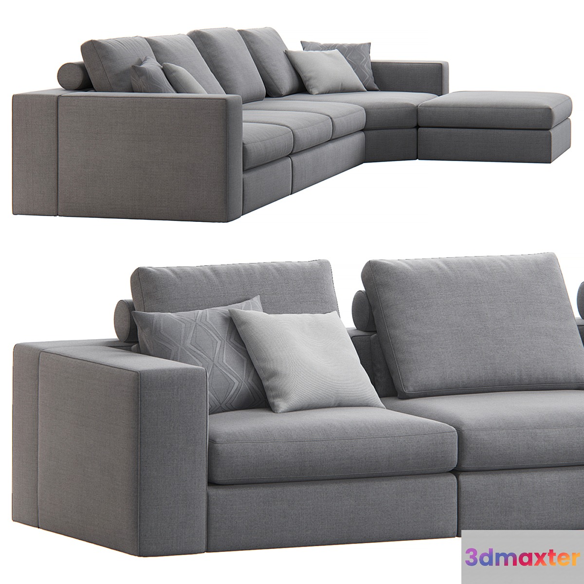Egoist Corner Sofa by O'Prime 3D Max