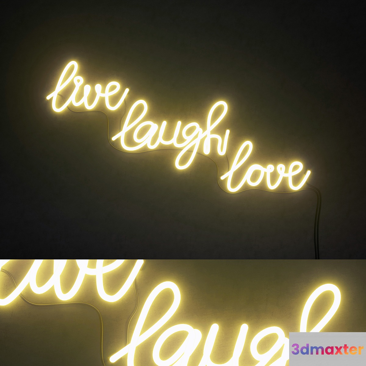 Light modules Set 92 Neon 3D Max