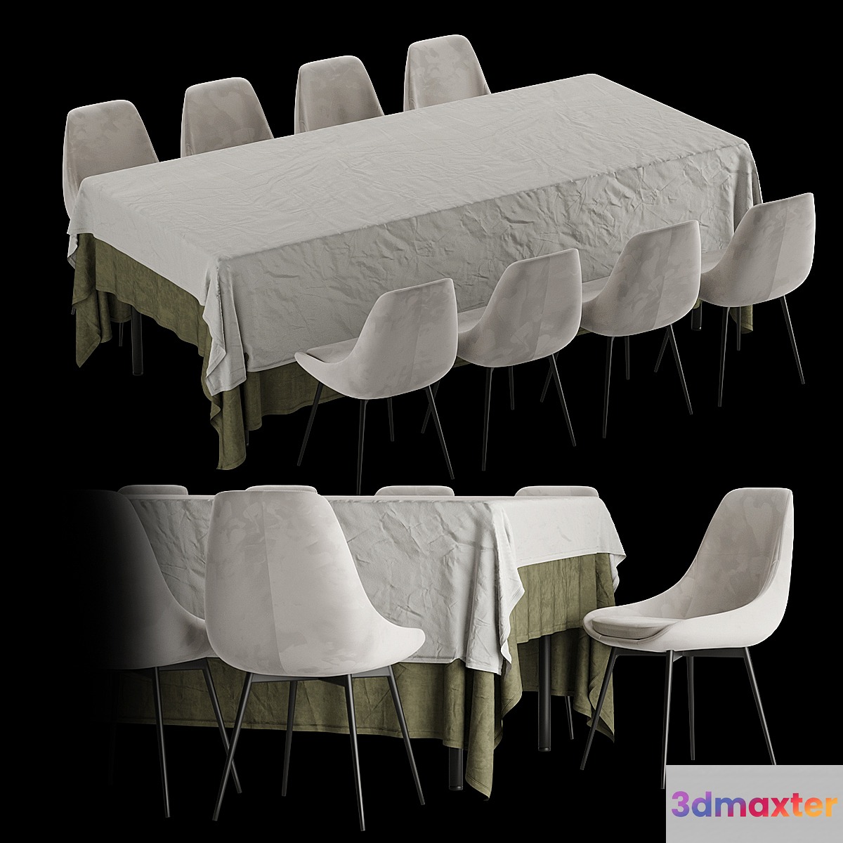 Zara home table + East Side chair | Table set - No.2