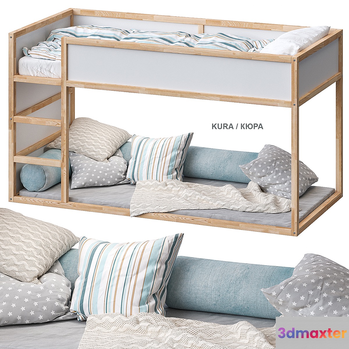 KURA KURA Double bed 2 IKEA - No.2