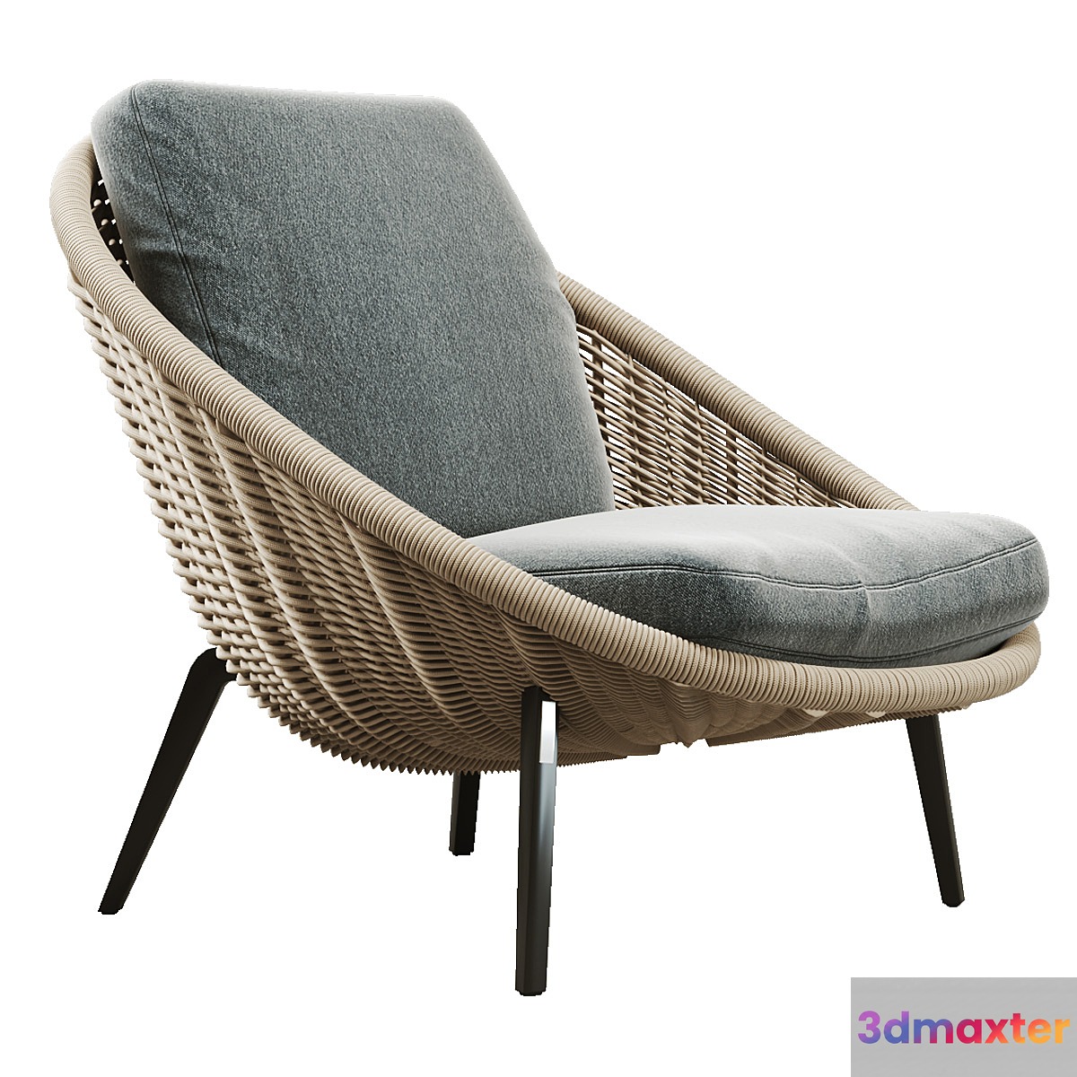 Minotti Lido Cord Outdoor Armchair - No.4
