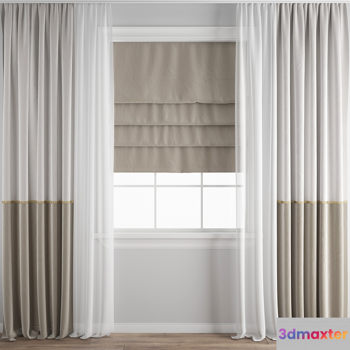 Curtain 403 3D Max