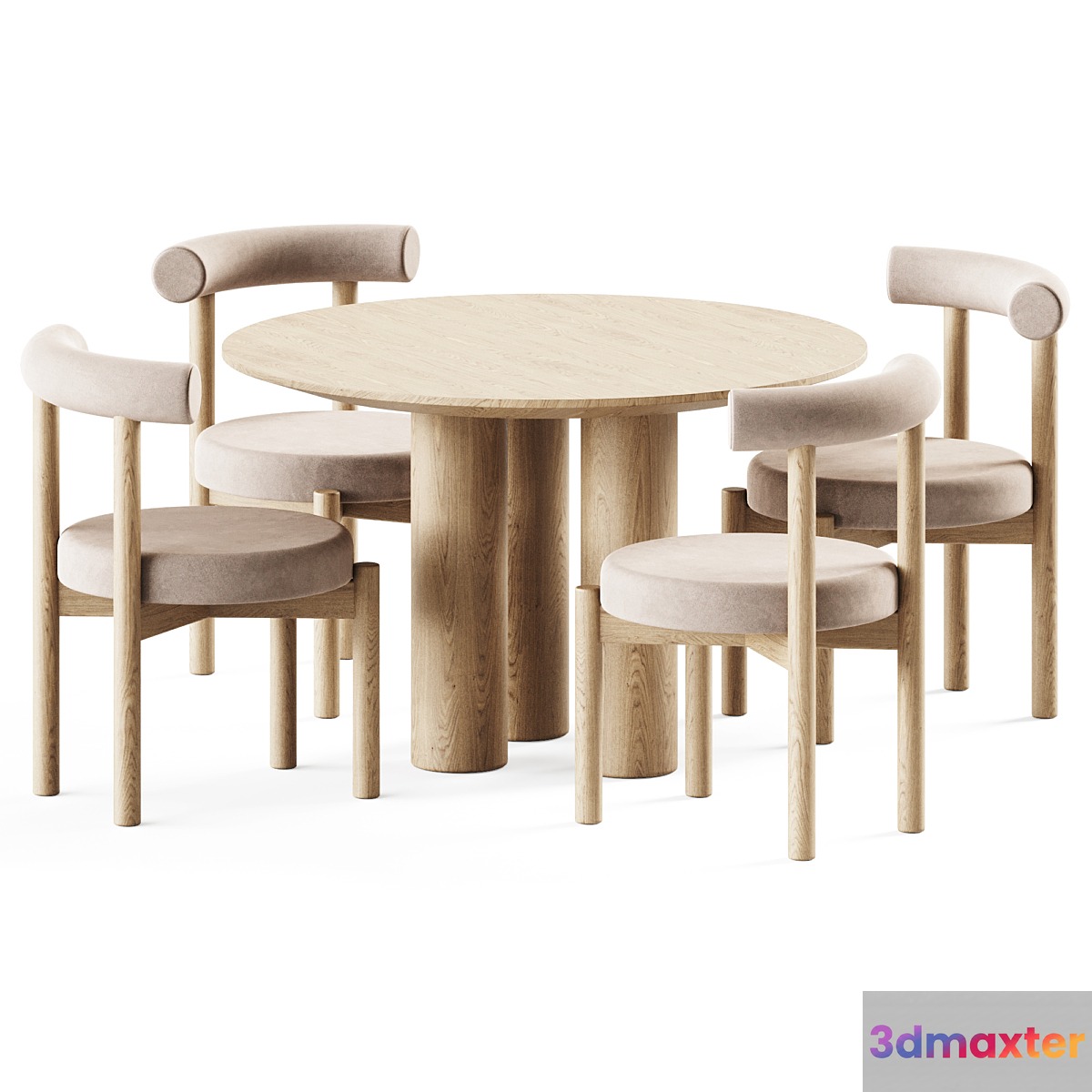 Dining Set Dame Chair and Mojave Table by Lulu and Georgia - No.2
