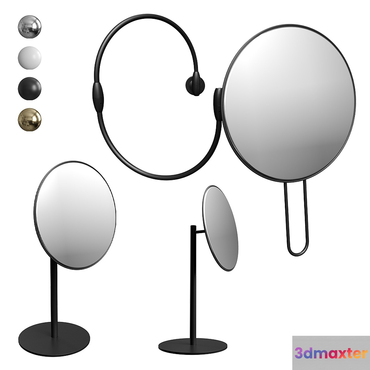 Mirrors BERTOCCI Cinquecento 3D Max