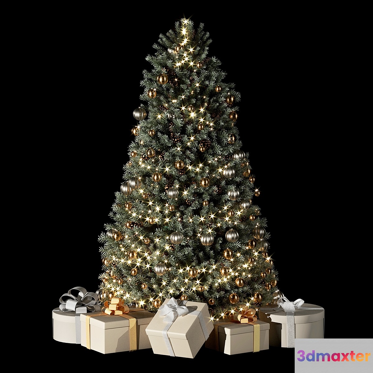Christmas tree 3D Max