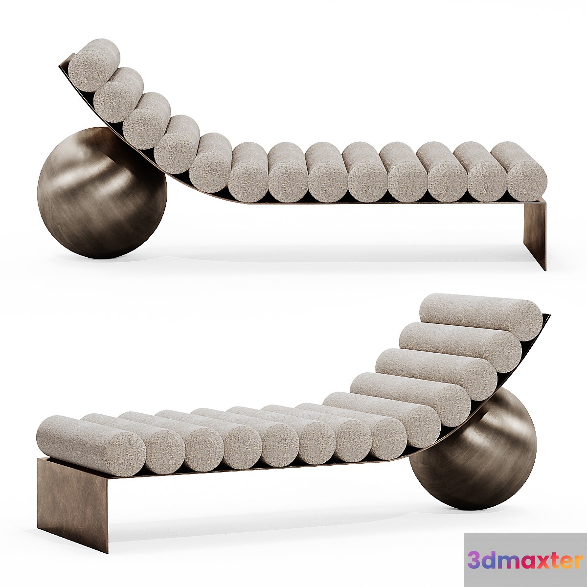 Couch _ Anna Karlin - Curved chaise