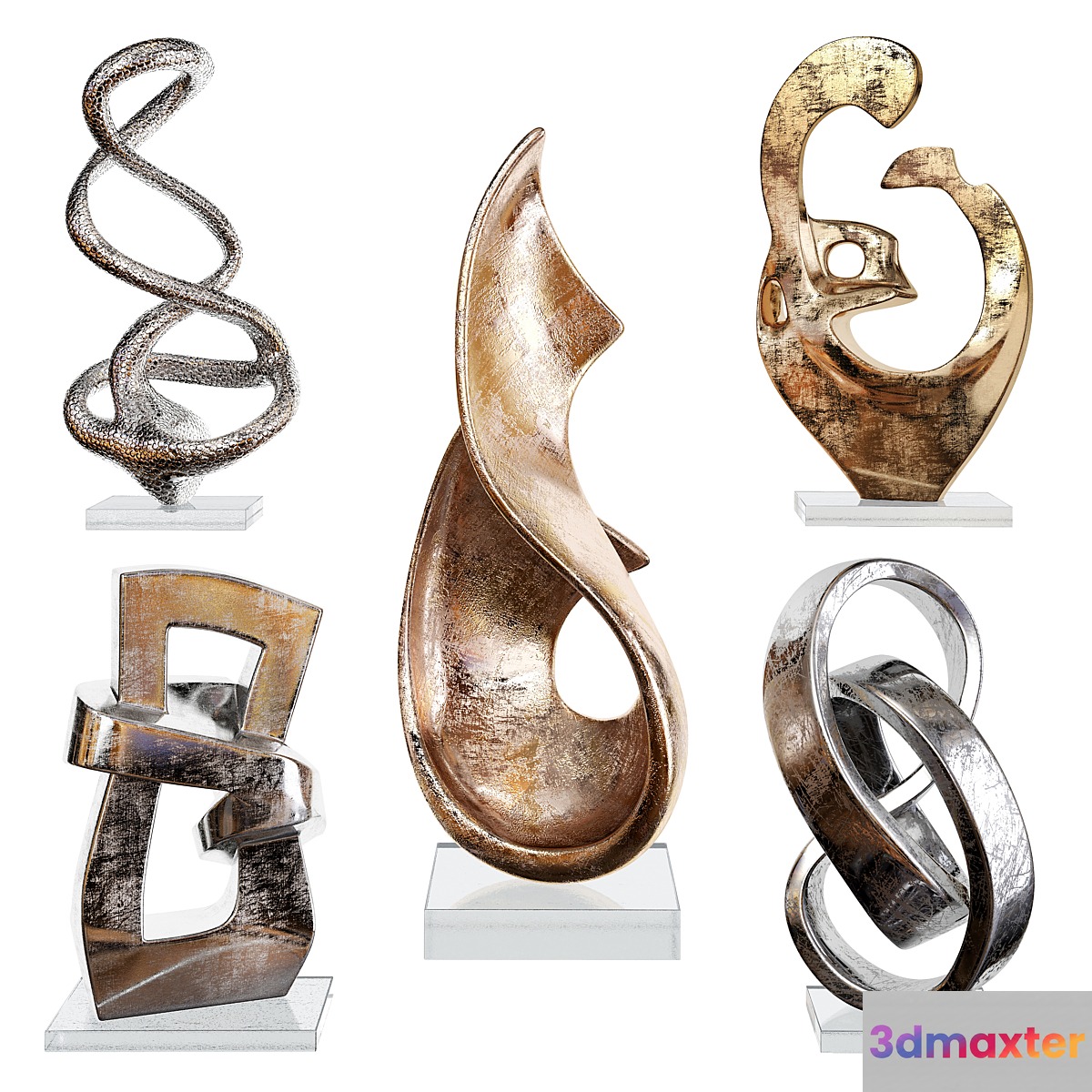Abstract statuettes 01