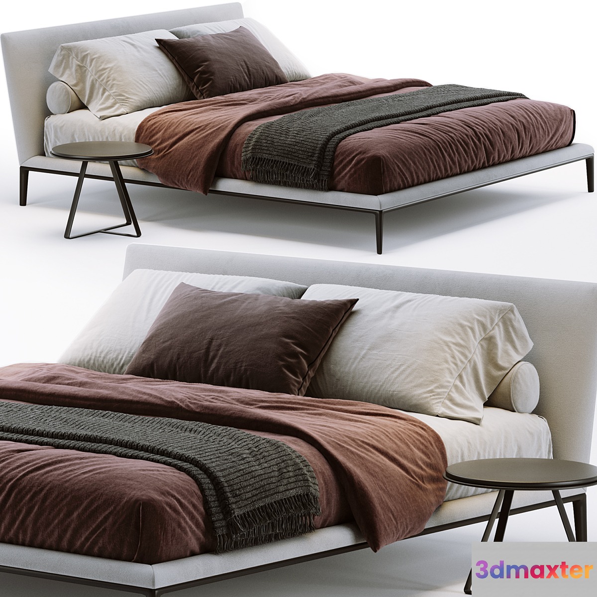 B&B Italia Atoll Bed 3D Max