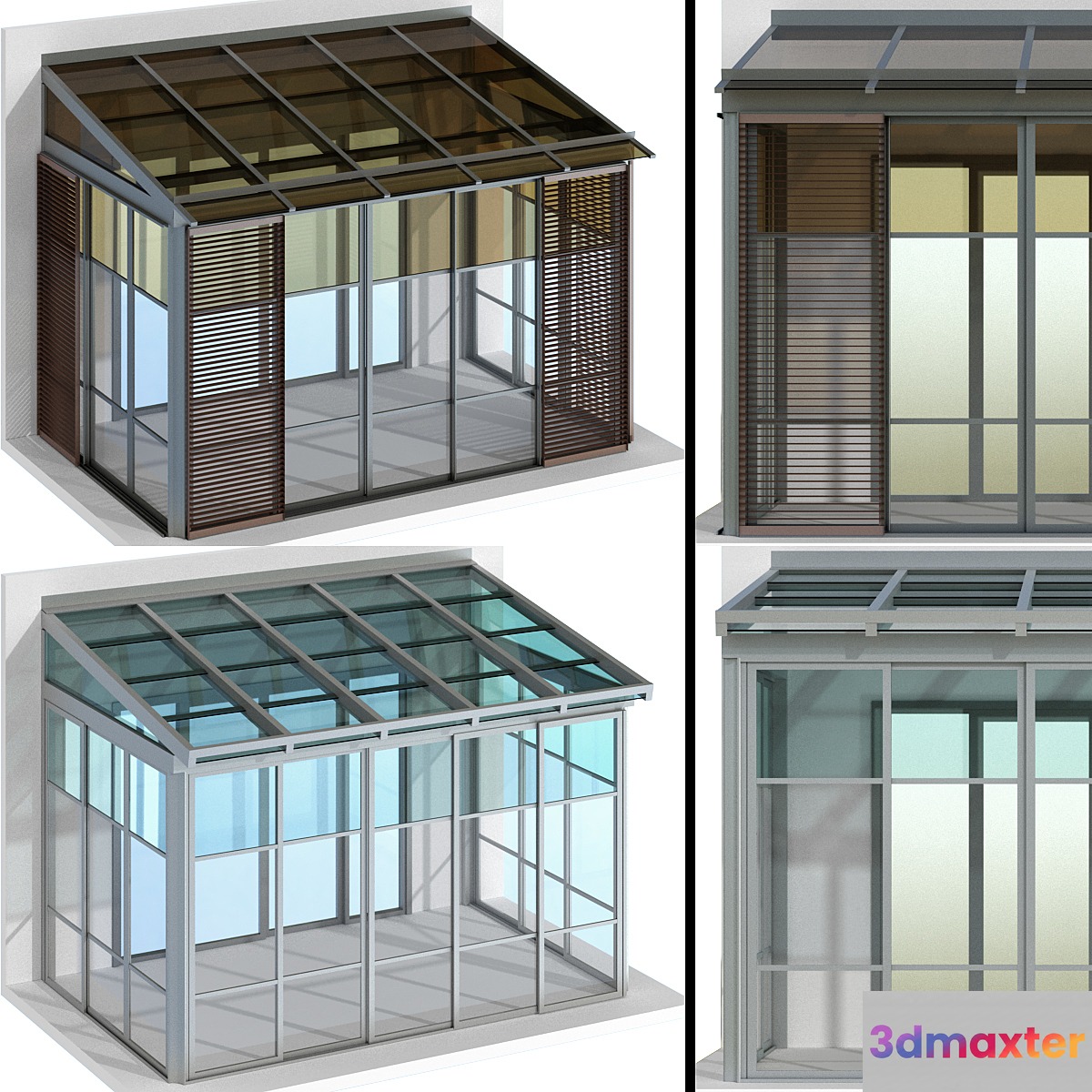 Metal glazed veranda terrace - No.2