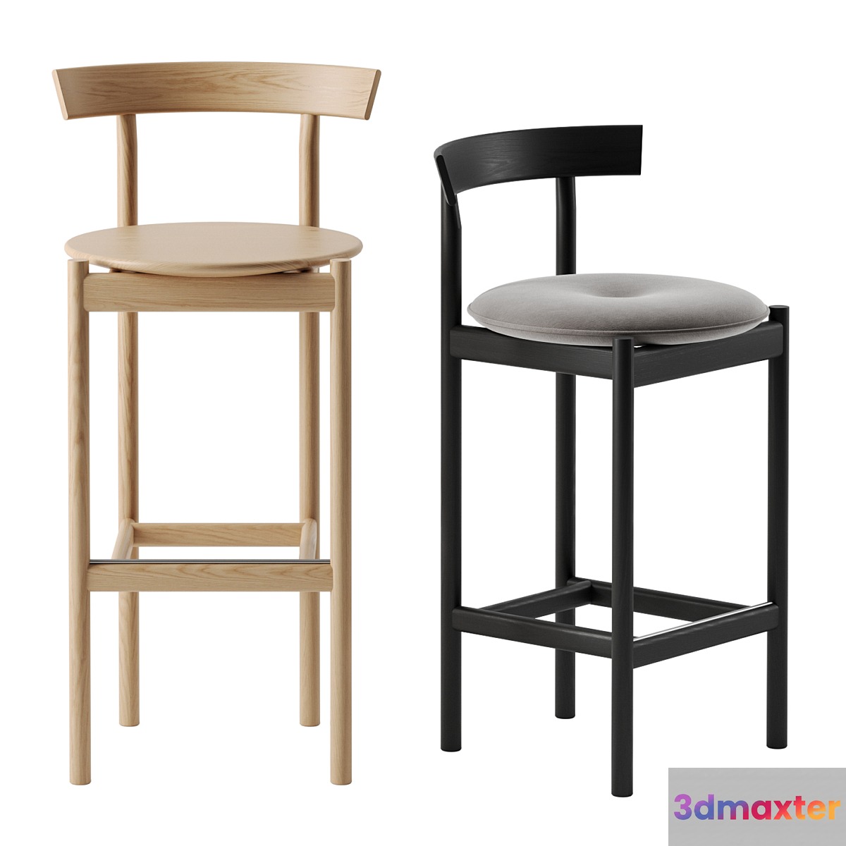 Comma Barstool by Herman Miller